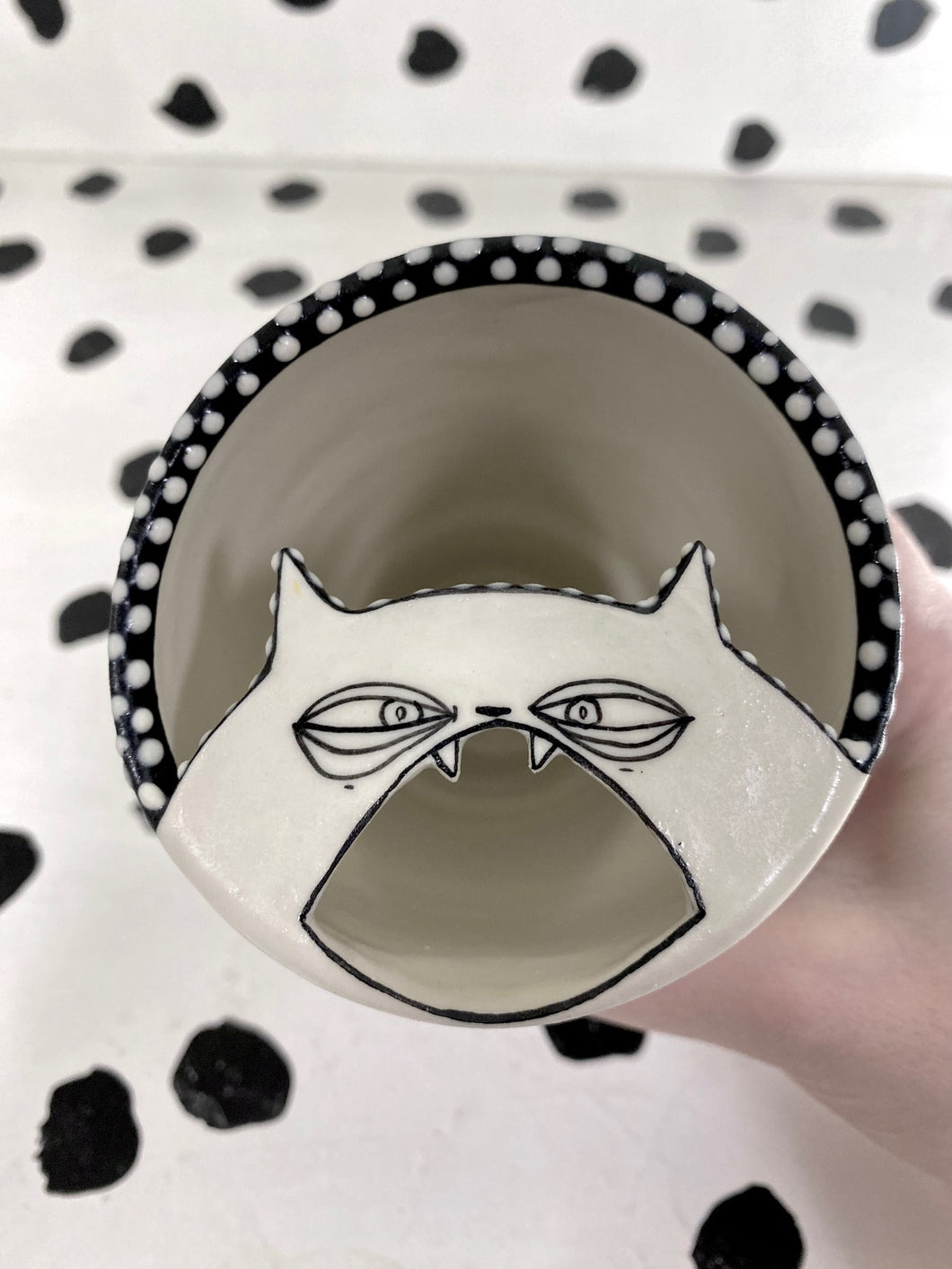 Dot Cat Travel Mug