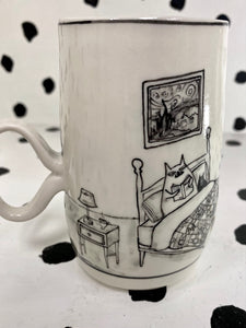 Cozy Cats Bedroom Mug