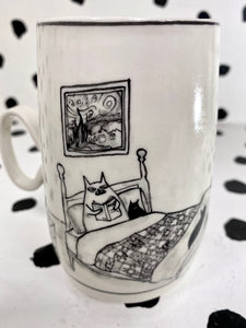 Cozy Cats Bedroom Mug