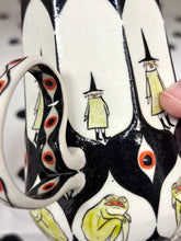 Load image into Gallery viewer, Spinning Frog Witch Mug
