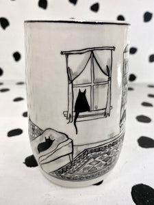 Cozy Cats Bedroom Mug