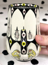 Load image into Gallery viewer, Green Eye Frog Witch Mug
