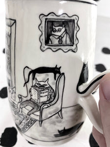 Cozy Cats Bedroom Mug