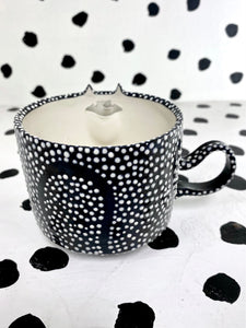 Dot Cat Double Barf Mug