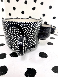 Dot Cat Double Barf Mug