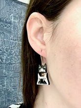 Load image into Gallery viewer, Cat Head Dangle Earrings
