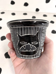 Carved Stripe Cup