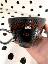 Load image into Gallery viewer, SECOND Red Carved Mug
