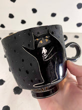Load image into Gallery viewer, Cat Mug with Gold
