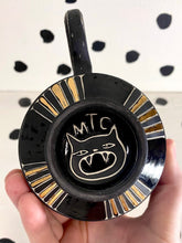 Load image into Gallery viewer, Cat Mug with Gold
