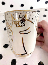 Load image into Gallery viewer, Silver and Gold Luster Mug
