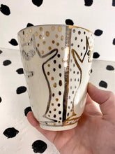 Load image into Gallery viewer, Silver and Gold Luster Mug
