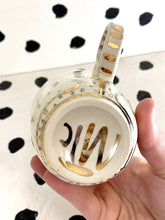 Load image into Gallery viewer, Silver and Gold Luster Mug
