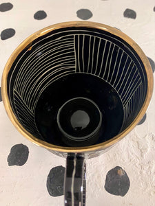 SECOND Gold Luster Strip Mug