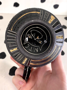SECOND Gold Luster Strip Mug