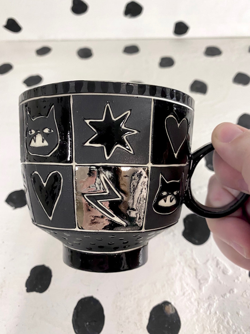Silver Lightning Mug