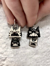 Load image into Gallery viewer, Pre-Order-Black and White Tiger Earrings
