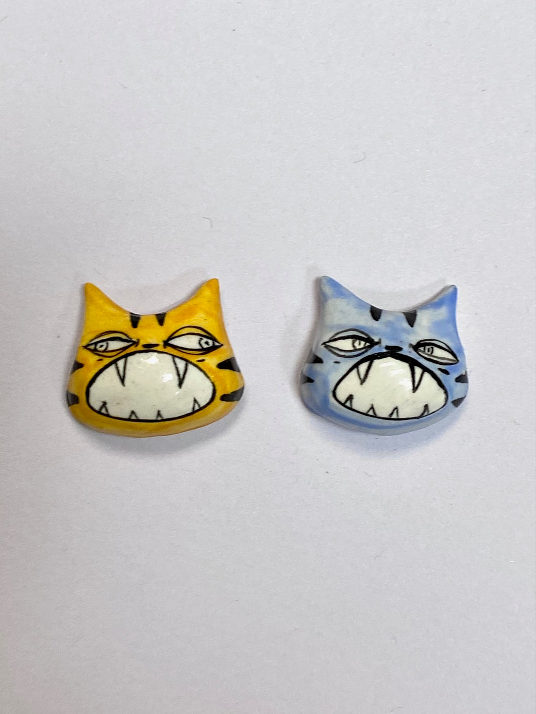 2 Magnet Set- Orange and Blue