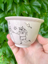 Load image into Gallery viewer, Pale Pink Star Cat Cup
