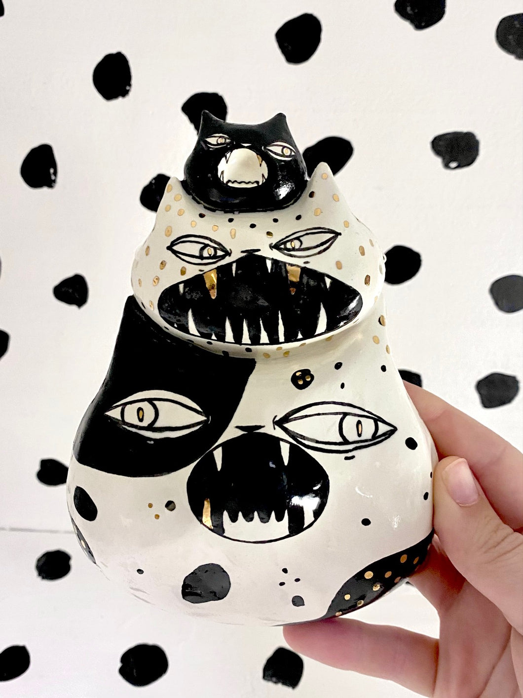 Stacked Heads Wall Hanging