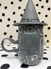 Load image into Gallery viewer, SECOND Skelly Cat Mug
