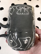 Load image into Gallery viewer, SECOND Skelly Cat Mug
