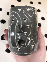 Load image into Gallery viewer, SECOND Skelly Cat Mug
