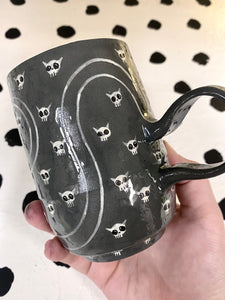 SECOND Skelly Cat Mug