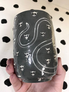 SECOND Skelly Cat Mug