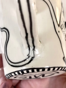 SECOND Reading Cat Mug