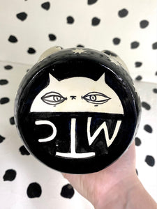 Triple Cat Vase