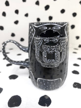 Load image into Gallery viewer, Black Porcelain Double Barf Mug
