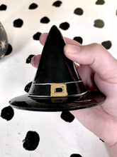 Load image into Gallery viewer, Gold Star Lidded Witch Mug
