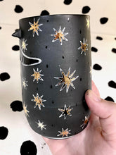 Load image into Gallery viewer, Gold Star Lidded Witch Mug
