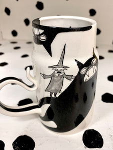 Cat Riding Mug
