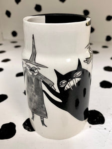 Cat Riding Mug