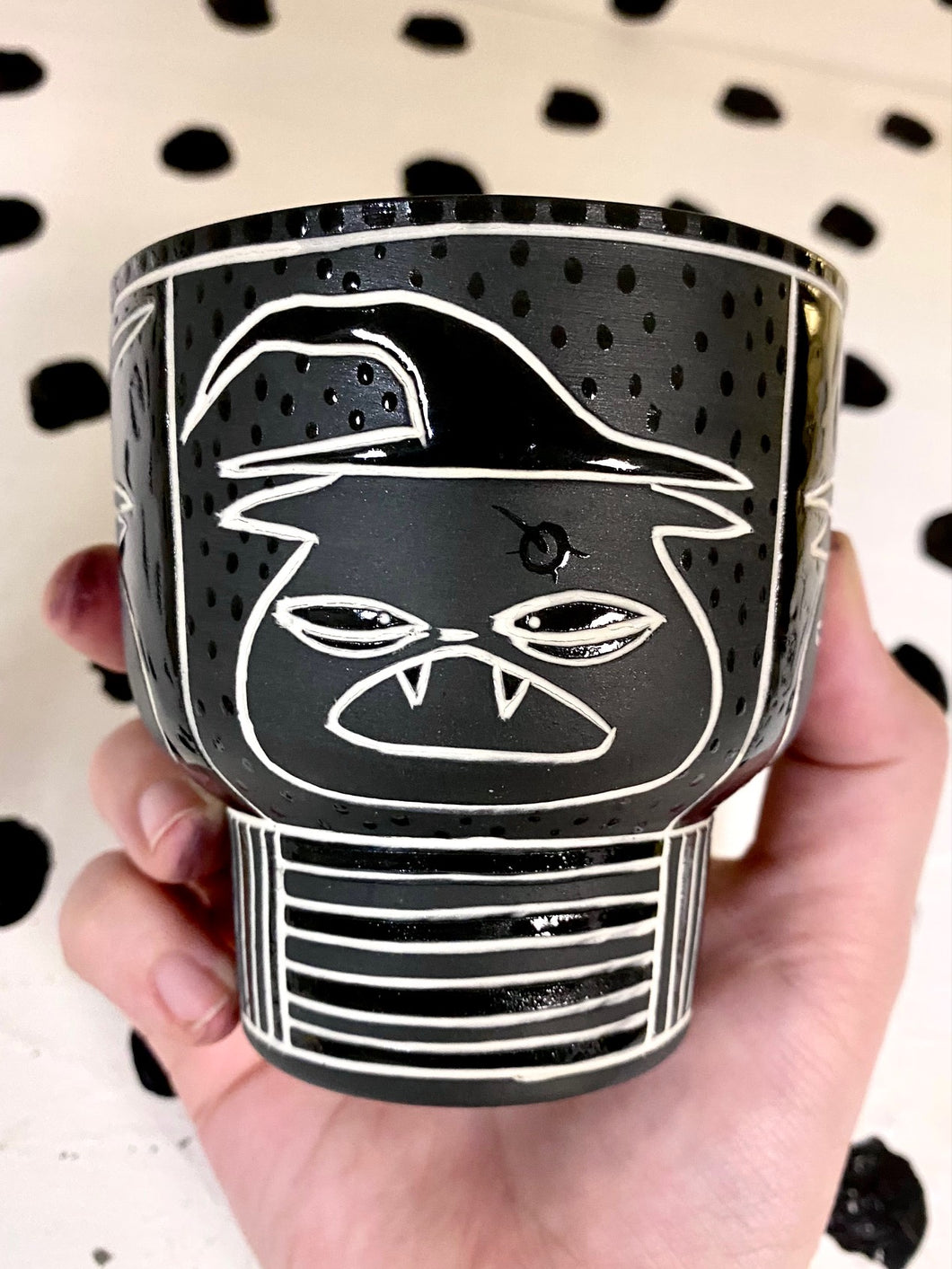 Witch Cat Cup