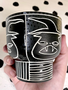 Witch Cat Cup