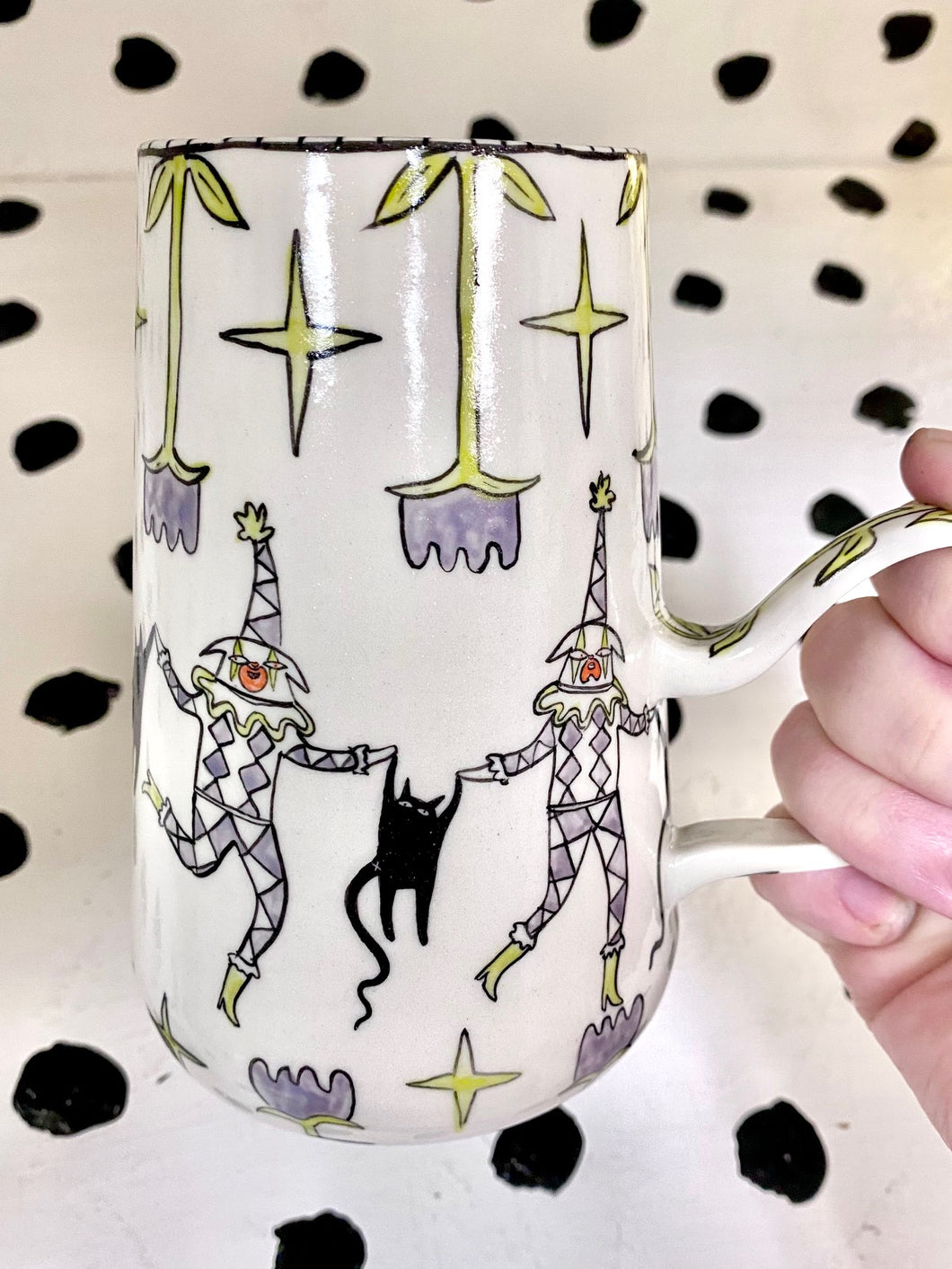 Dancing Clowns Mug