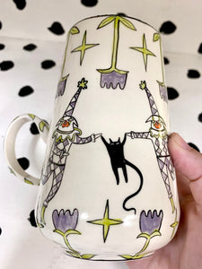 Dancing Clowns Mug