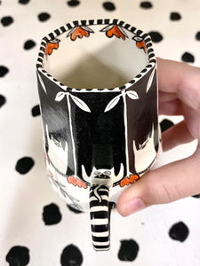 Jumping Cat Spinning Mug