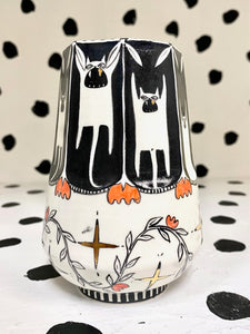 Jumping Cat Spinning Mug