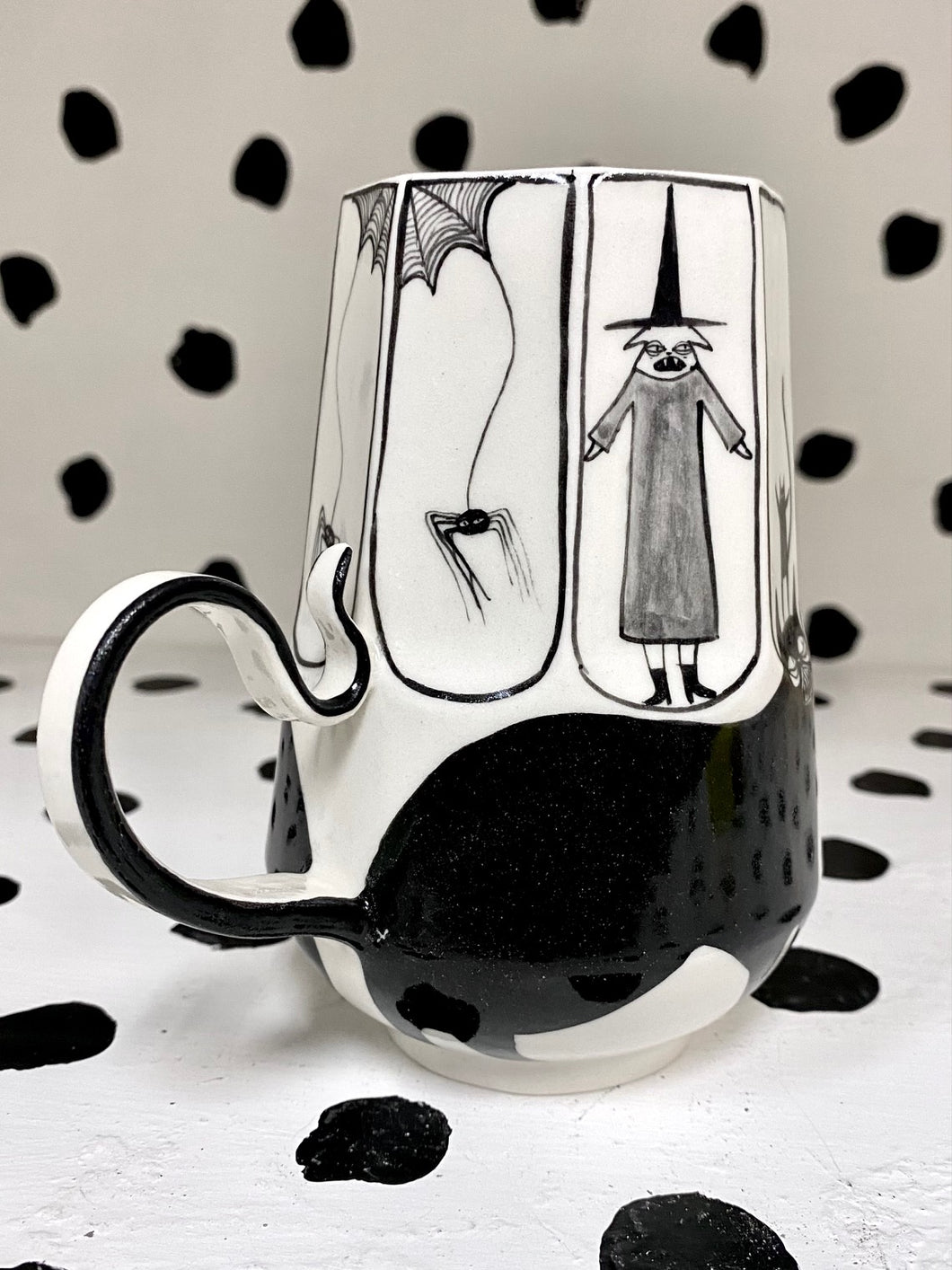 Witch Cats Spinning Mug