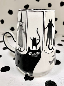 Witch Cats Spinning Mug