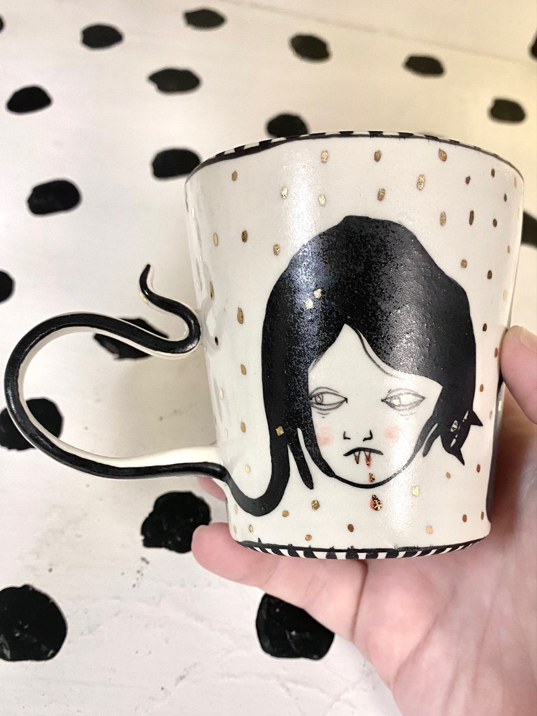 SECOND Gold Tooth Vampire Girl