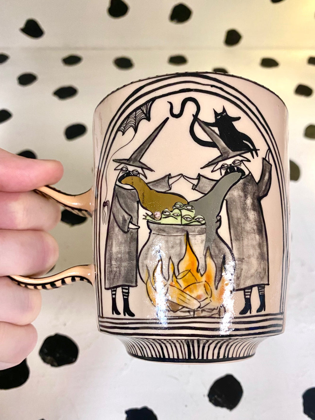 Orange Cauldron Mug