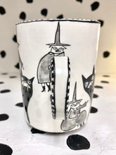 Load image into Gallery viewer, Witches with Big Cats Mug
