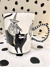 Load image into Gallery viewer, Witches with Big Cats Mug
