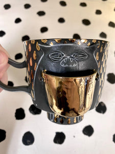 Gold Crying Mug