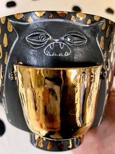 Gold Crying Mug